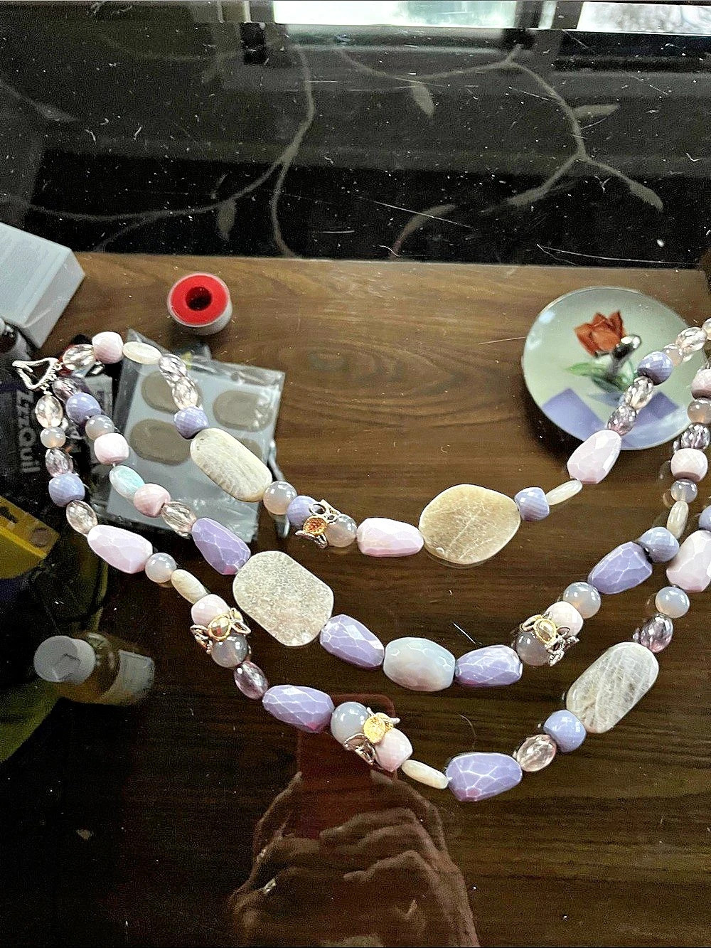 Multicolor Beaded Statement Necklace